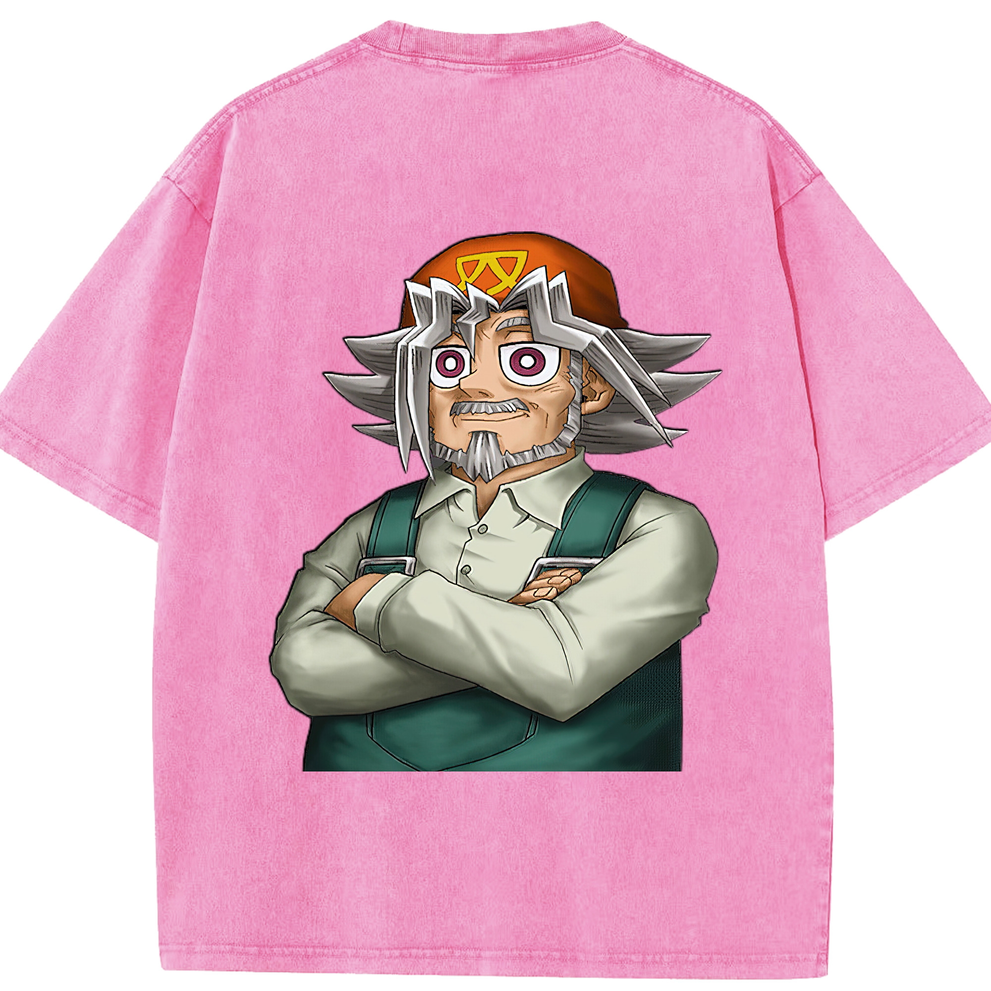（画像用） 遊☆戯☆王 Yu-Gi-Oh! 綿100% ヴィンテージ風 半袖Tシャツ（背面プリント）